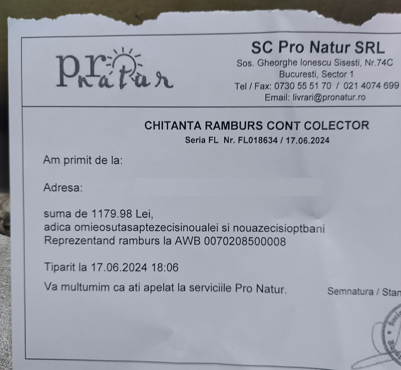 Frigider cu doua usi Arctic in garantie pana la data de 16.06.2026